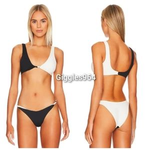 L*Space Luna Lovegood Bikini Set Black Cream